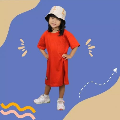 CYRS Kaos Anak Dress Oversize 3