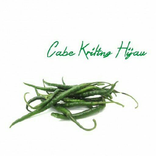 Cabai Kriting Hijau 250gram