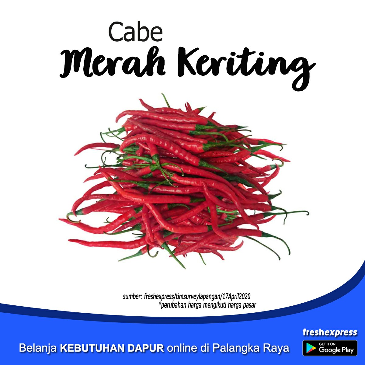 Cabe Merah Keriting - 1Kg