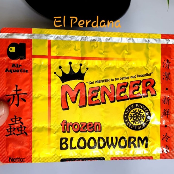 Cacing Beku Frozen Bloodworm Meneer