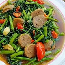 Cah Kangkung Bakso