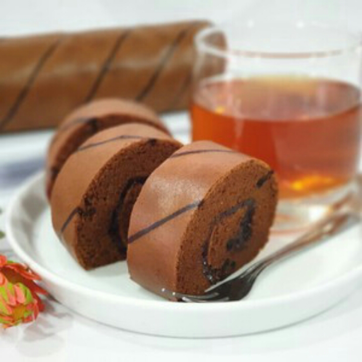 Cake Swiss Roll Coklat Long