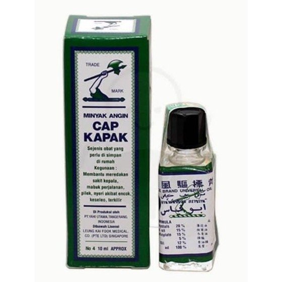 Cap Kampak Minyak Angin 10 ml - Kesehatan