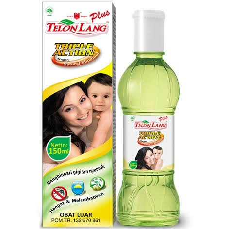 Cap lang Minyak Telon Lang Plus Triple Action 60 ml - Kesehatan