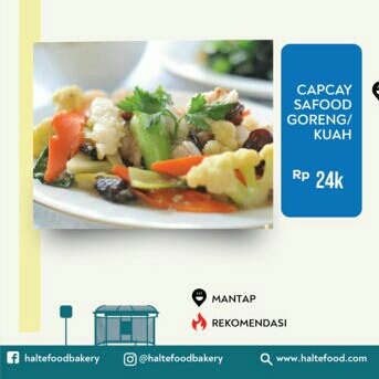 Capcay Seafood Goreng atau Kuah