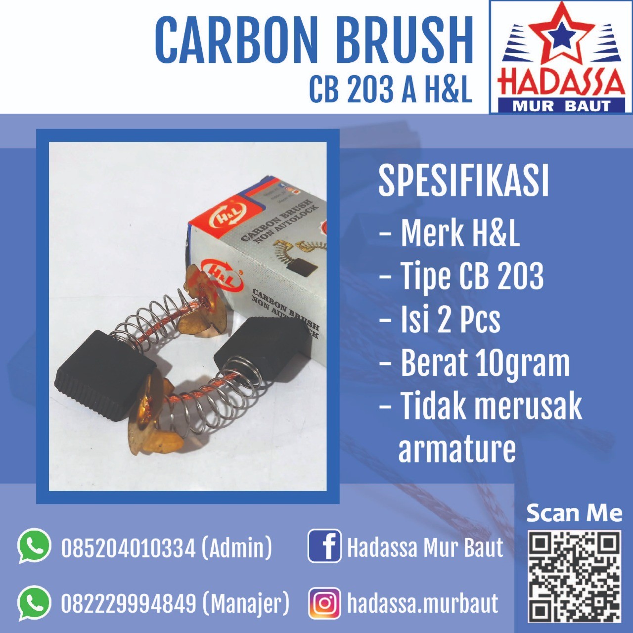 Carbon Brush CB 203 A HnL