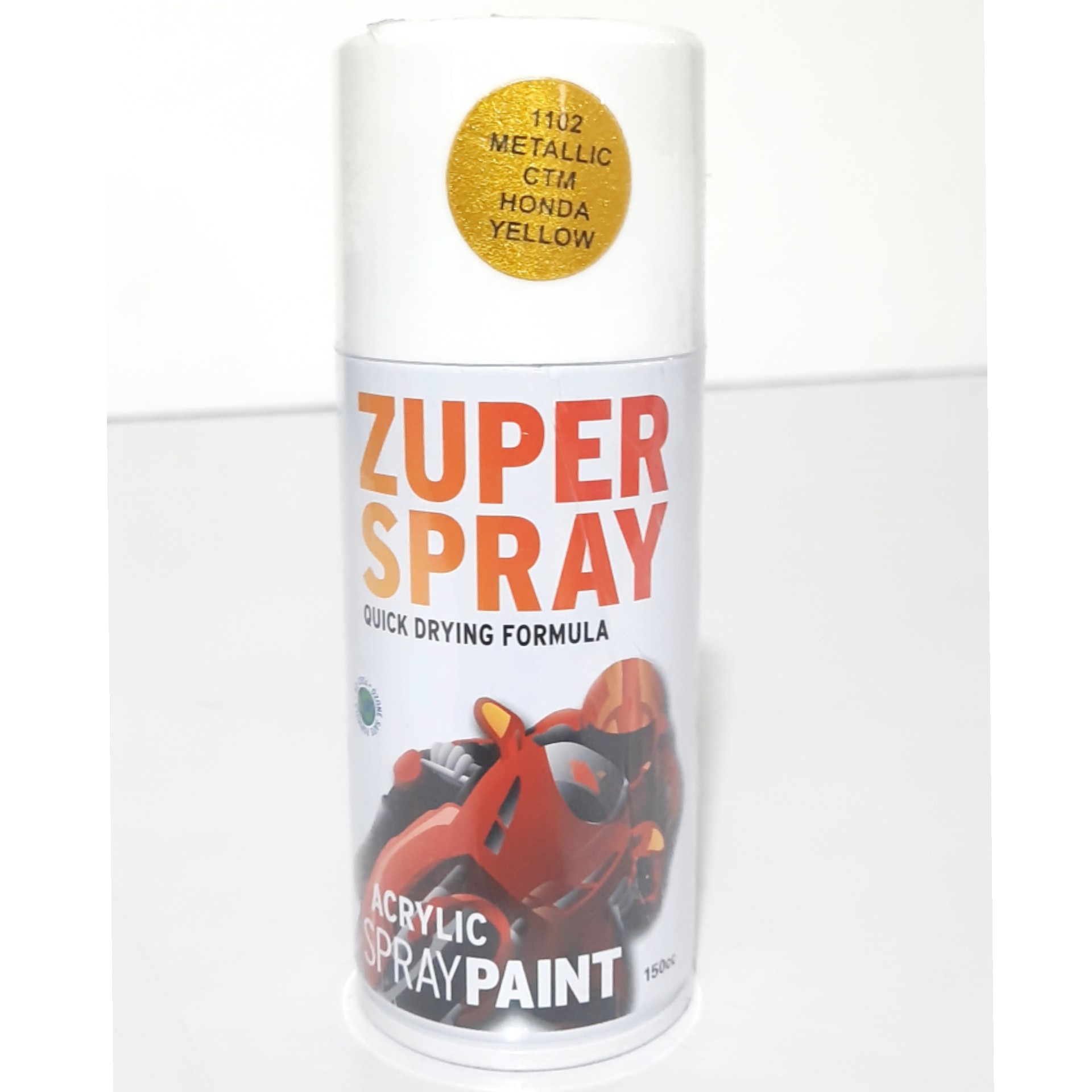 Cat Semprot Zuper Spray 1102 Kuning Metalik 2