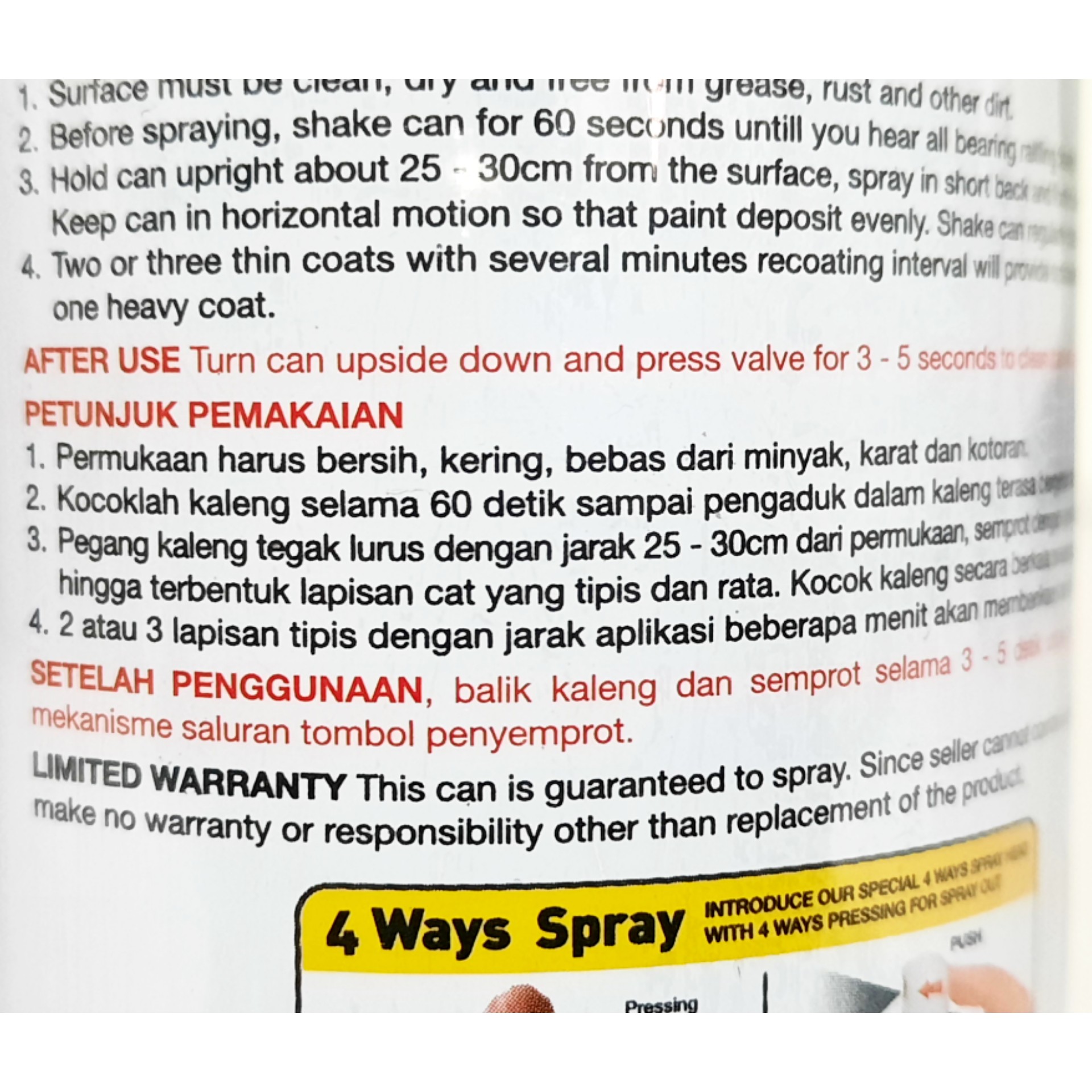 Cat Semprot Zuper Spray 1102 Kuning Metalik 3