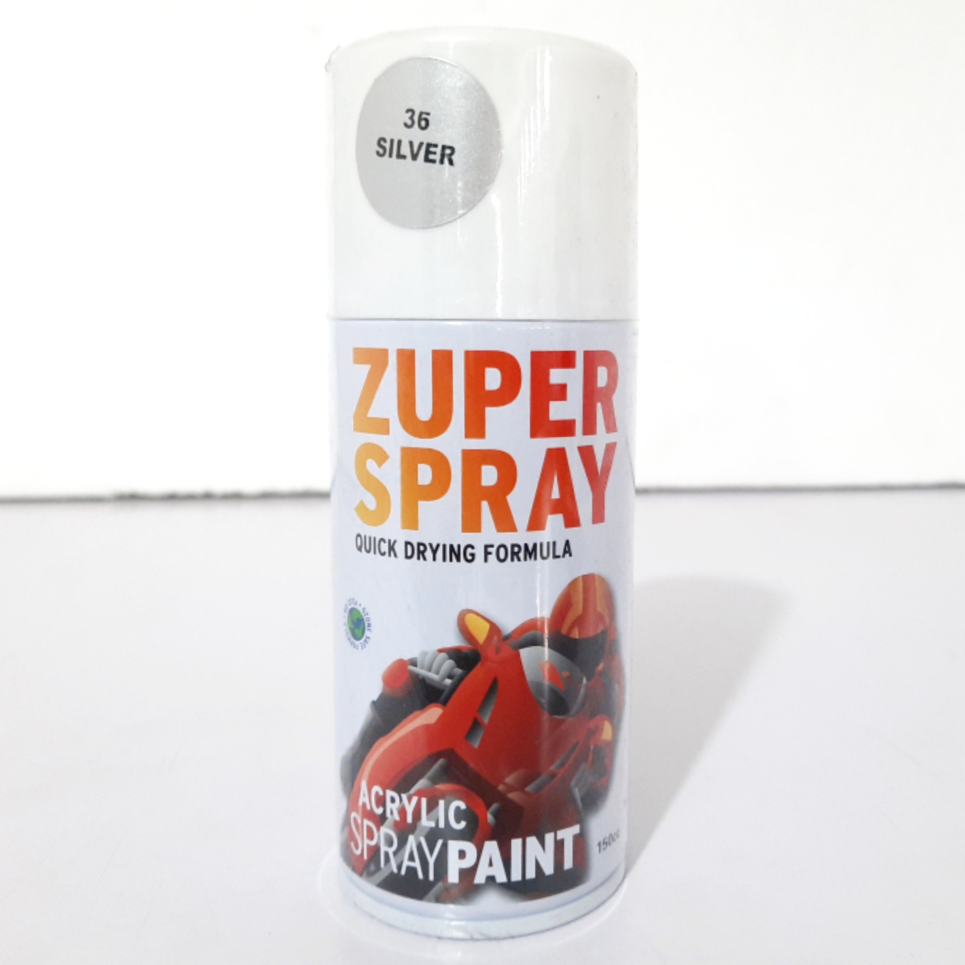 Cat Semprot Zuper Spray 36 Silver 2