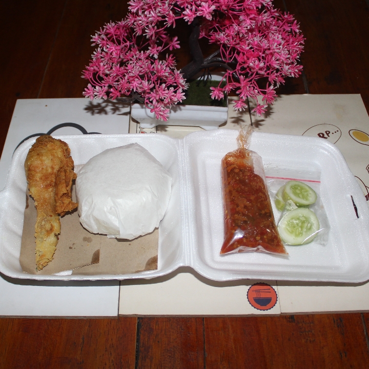 Cateringan Pecel Ayam Crispy Paket 10000