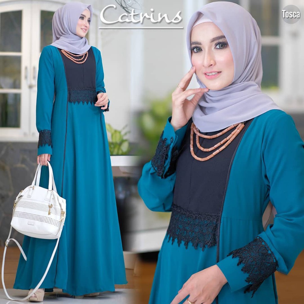 Catrins Dress Muslim l Gamis Maxi l Maxy 3