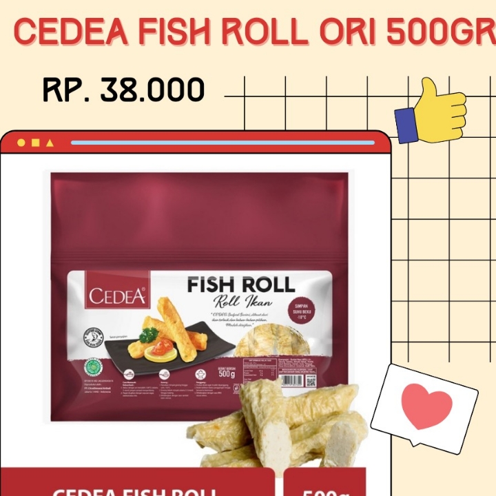 Cedea Fish Roll Ori 500gr