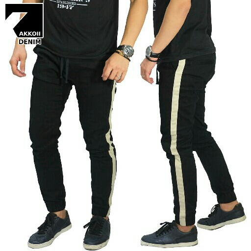 Celana Jogger Chino Track Black