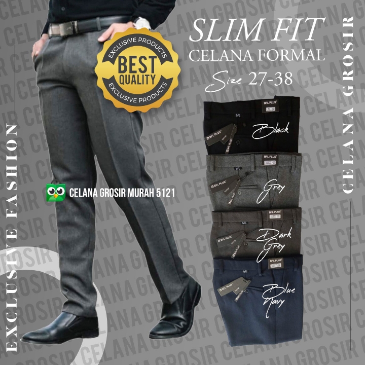 Celana Kerja Slimfit