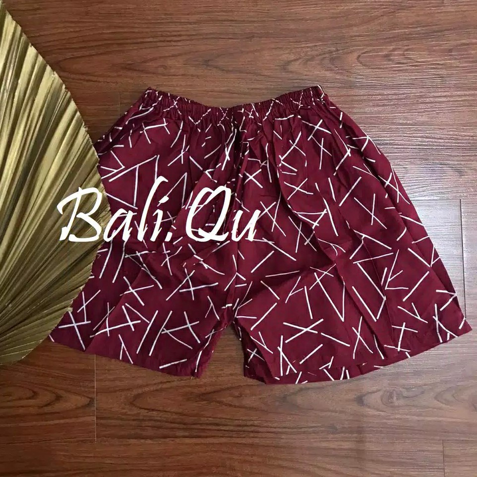 Celana Pendek Motif Line Bali 3