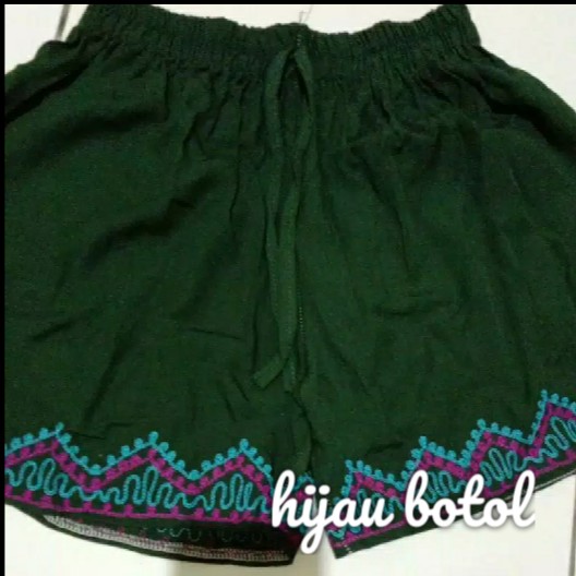 Celana pendek bordir  balihotpant pendek bali 5