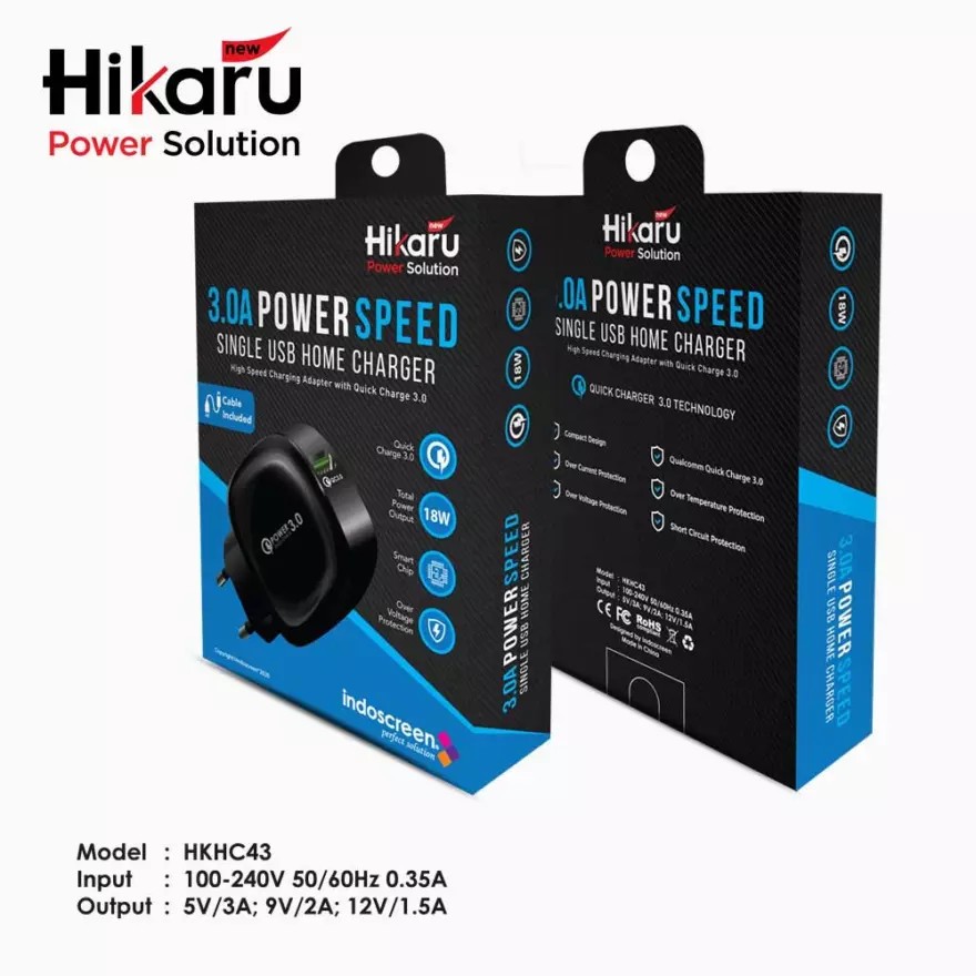 Charger HIKARU Quick Charge 30A Power Speed 2