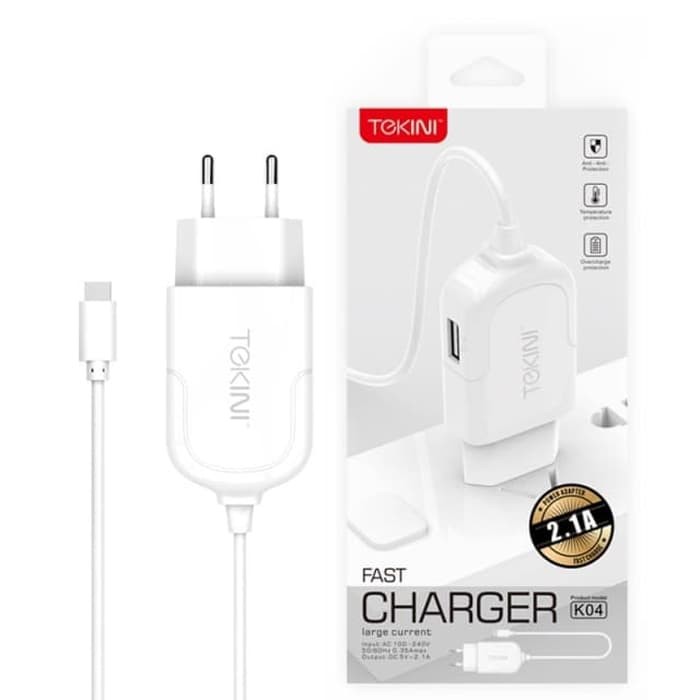 Charger Micro USB TEKINI K04 European Standard 21A 4