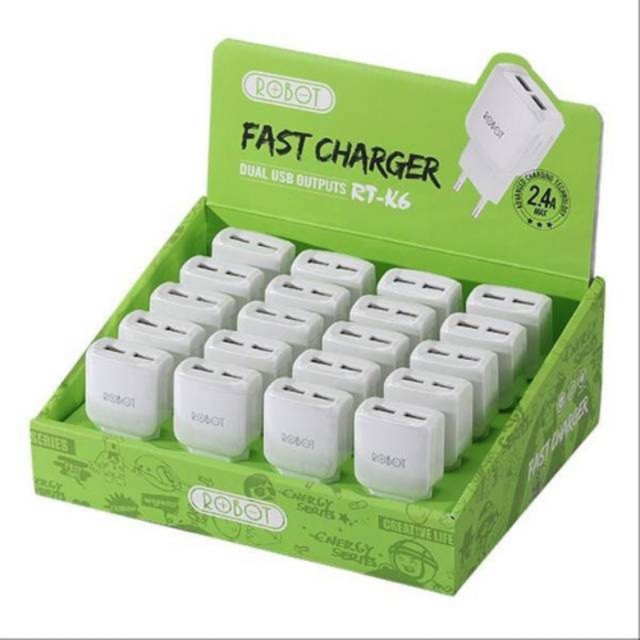 Charger Robot Fast Charging Dual Output 2