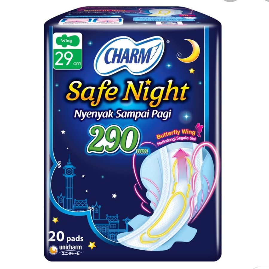 Charm Safe Night 29cm 20pads