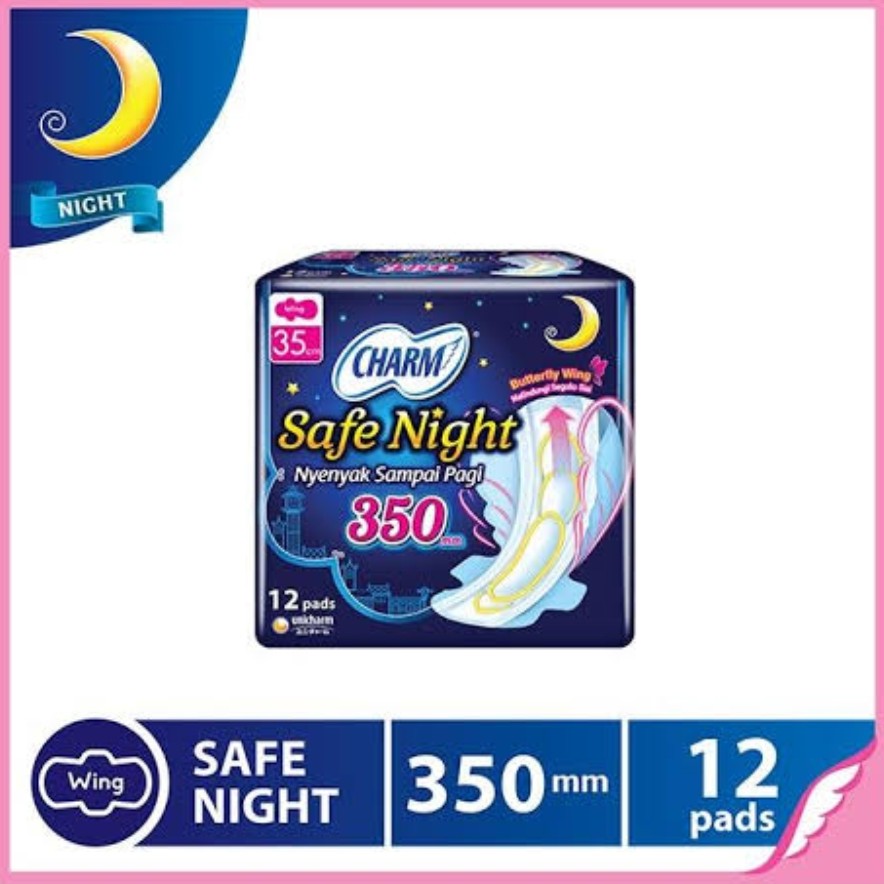 Charm Safe Night 35cm 12pads