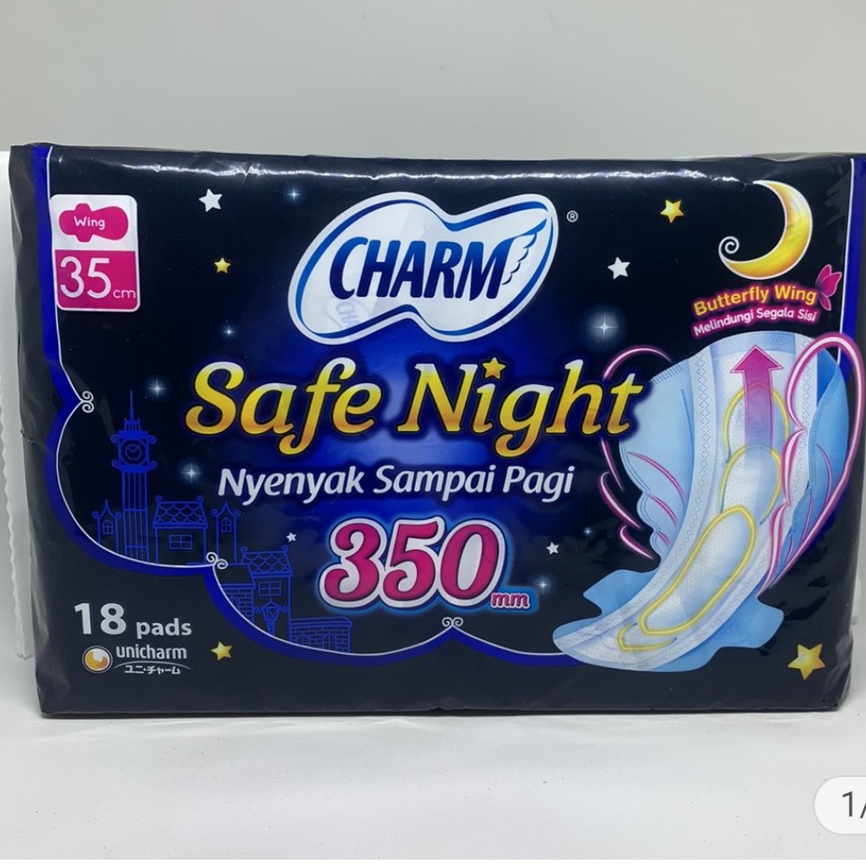 Charm Safe Night 35cm Wing 18pads