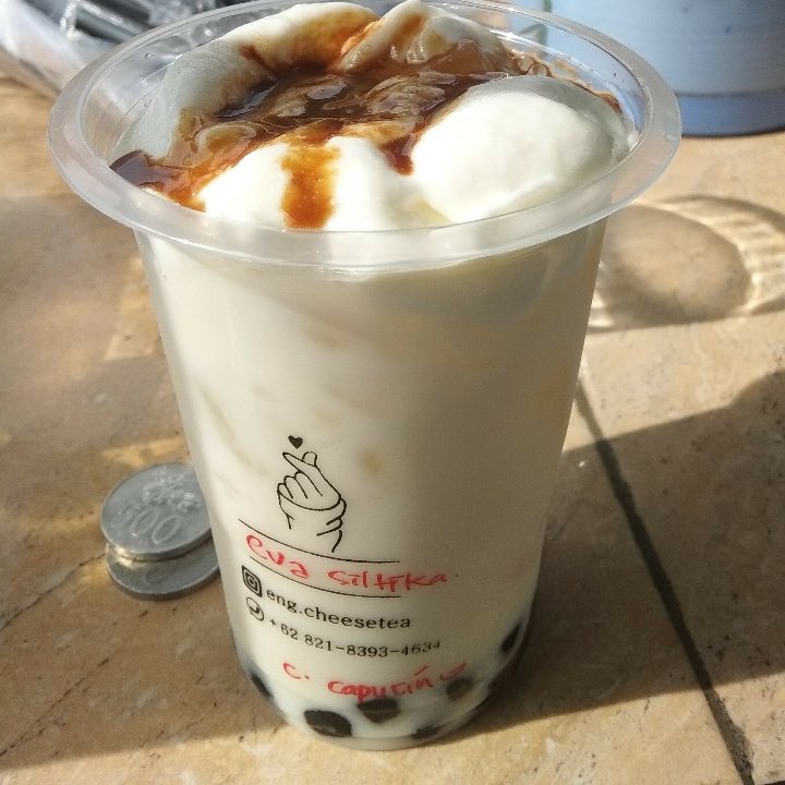 Cheese Bubble Capucino