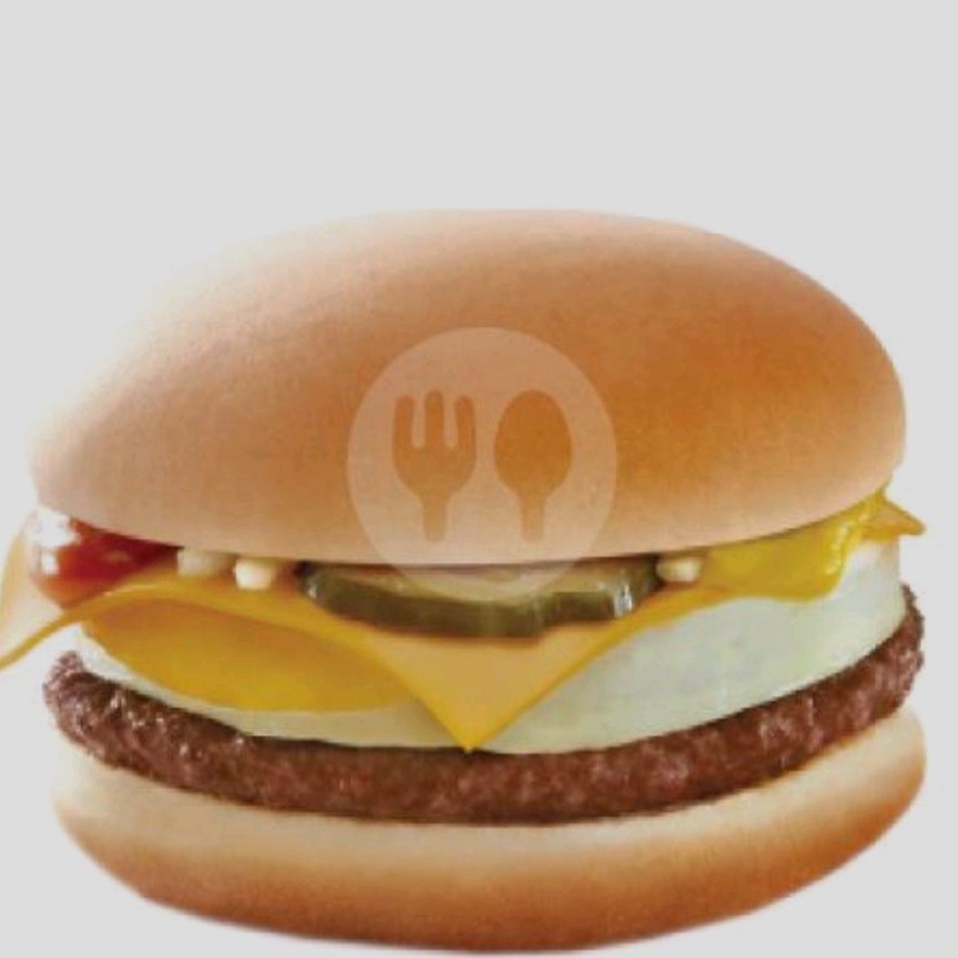 Cheese Burger With Egg