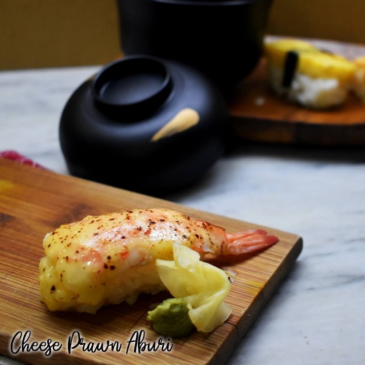 Prawn Cheese Nigiri 2pcs