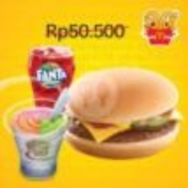 Cheeseburger Color Surprise McFlurry  Reg Fanta