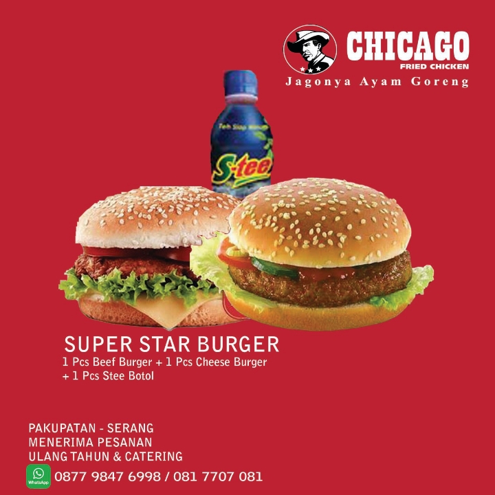 Chicago Super Star Burger