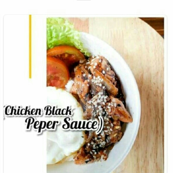 Chicken Black Paper Sauce