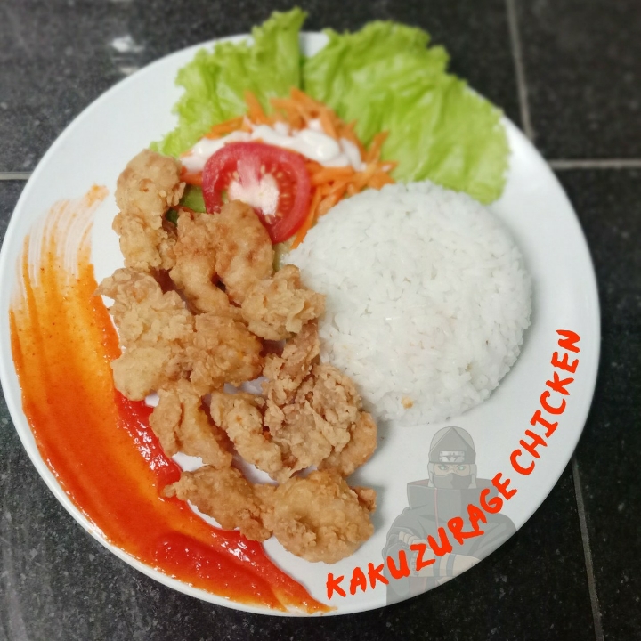 Chicken Karage With Rice