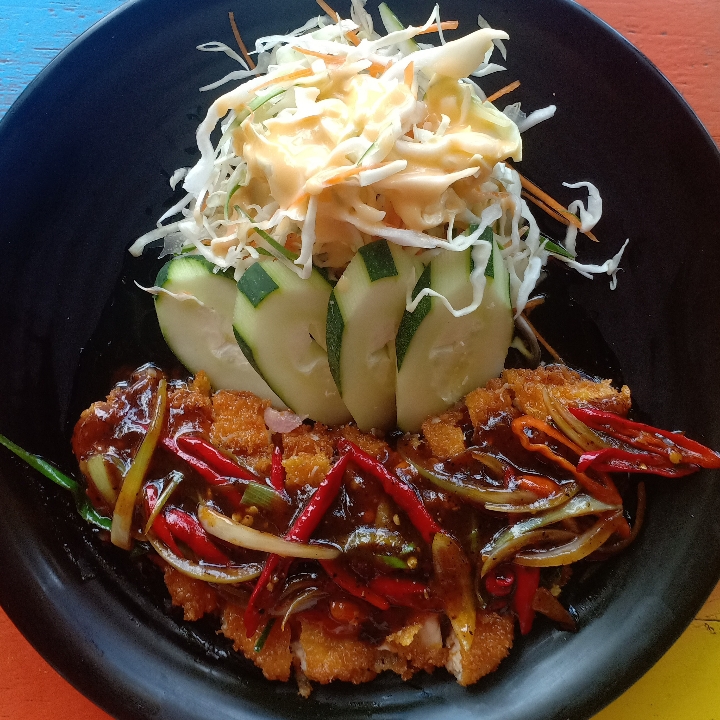 Chicken Katsu Lada Hitam