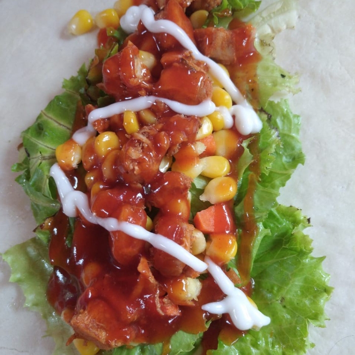 Chicken Mixed Vegetable Burrito