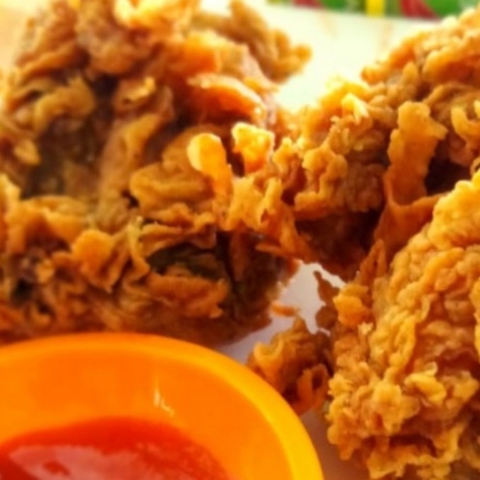 Chicken Nduts Nasi