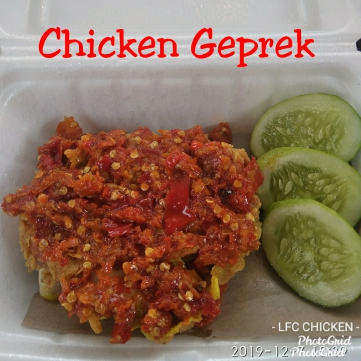 Chicken Paha Atas Geprek