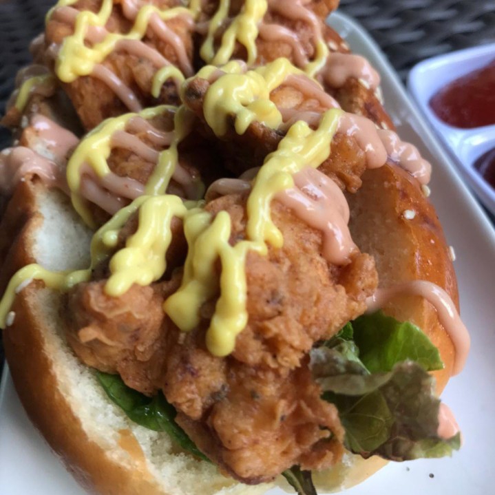 Chicken Popcorn Sandwich