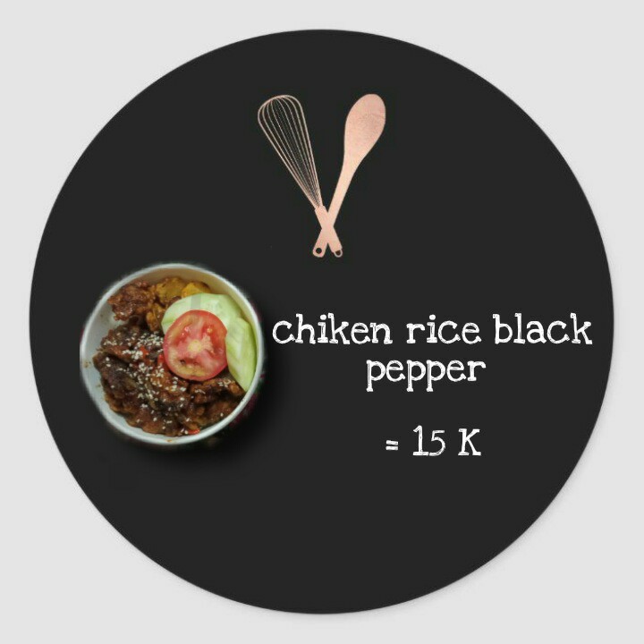 Chicken Rice Black Pepper