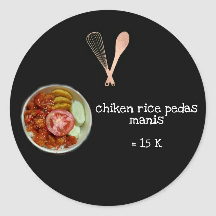 Chicken Rice Pedas Manis