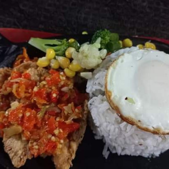 Chicken Steak Sambal Korek