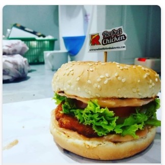 Chicken cheese burger