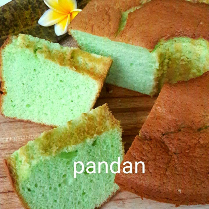 Chiffon  Pandan  Sedang uk 22cm