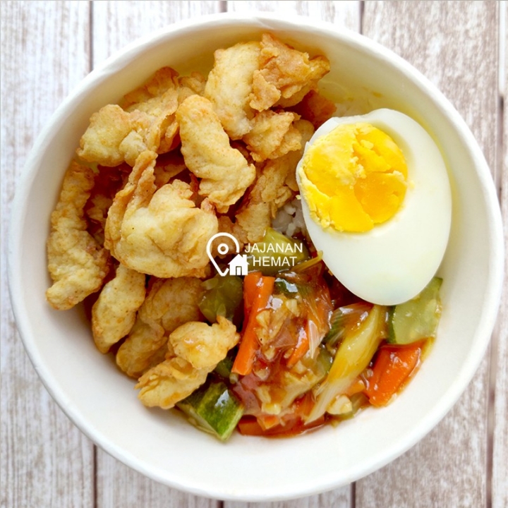 Chinese Chicken Koloke Rice Bowl