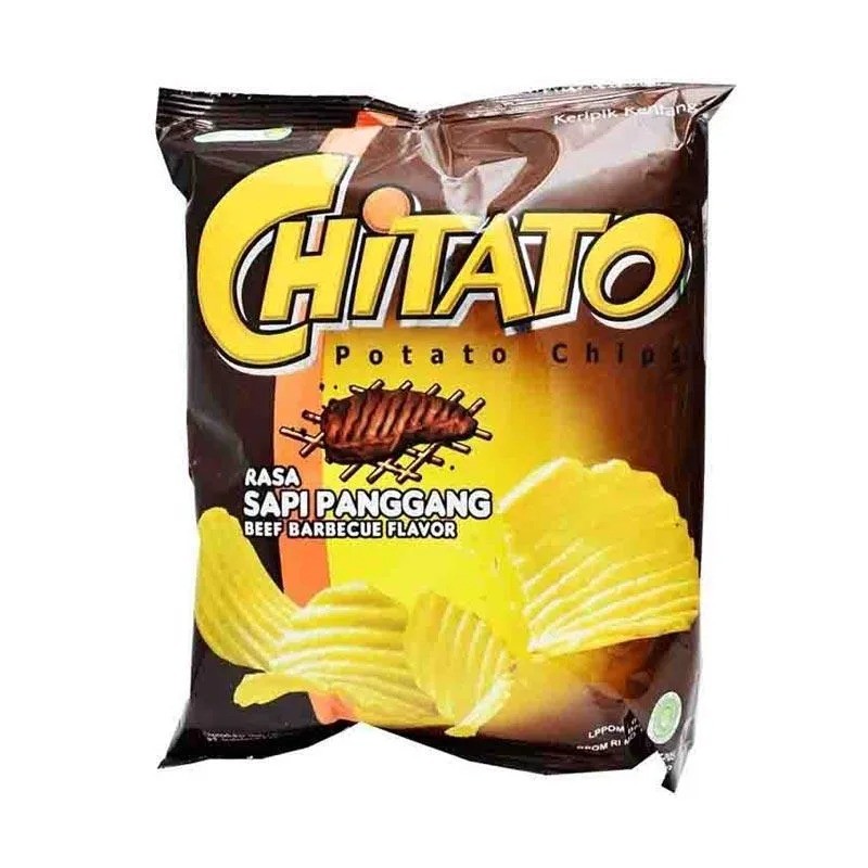 Chitato Sapi Panggang Snack 75 g -Makanan