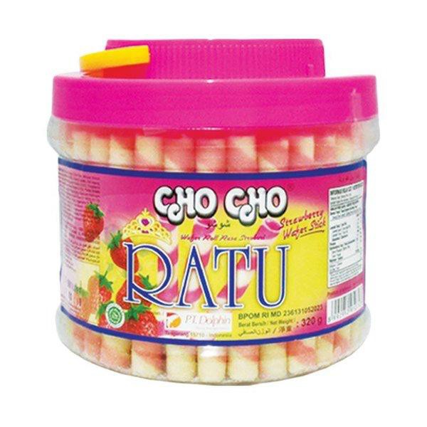 Cho Cho Ratu Strawberry Wafer Stick 320g