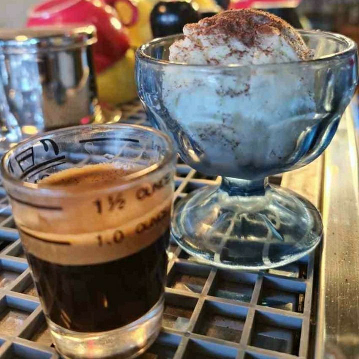 Choco Affogato Float