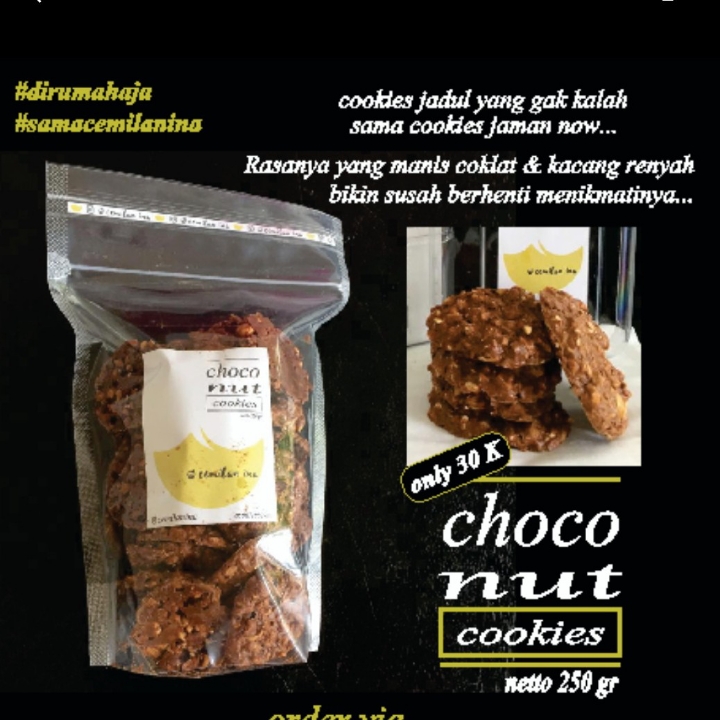 Choco Nut Cookies - Kue - Snack 