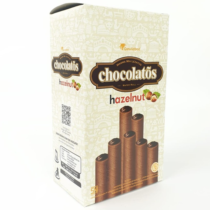 Chocolatos Wafer Roll 16gr