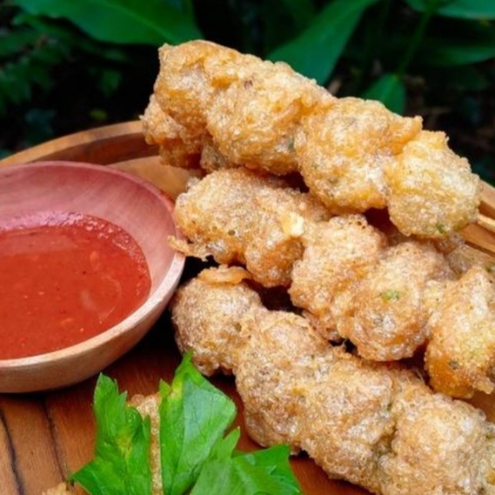 Pentol Gulung Telur Crispy Pedas